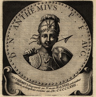 Porträt des römischen Kaisers Anthemius von Netherlandish School