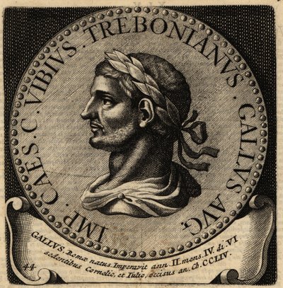 Porträt des römischen Kaisers Trebonianus Gallus von Netherlandish School