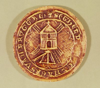 Siegel der Brügger Müllerzunft, 1407 von Netherlandish School