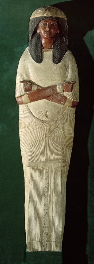 Deckelplatte der Mumie von Piay, ca. 1279-1213 v. Chr. von New Kingdom Egyptian