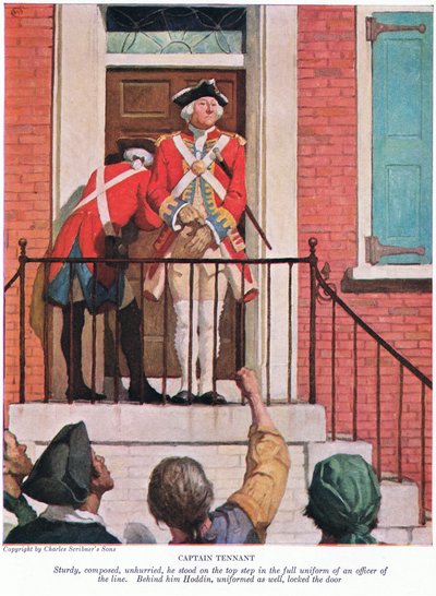 Kapitän Tennant: Stämmig, gefasst, unbeeindruckt, stand er auf der obersten Stufe in der vollen Uniform eines Offiziers der Linie von Newell Convers Wyeth