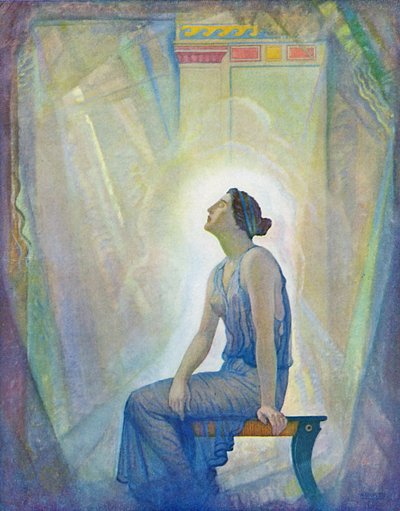 Die trauernde Penelope, 1929 von Newell Convers Wyeth