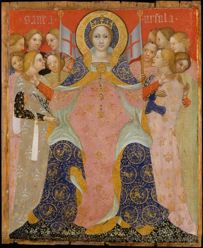 Heilige Ursula und ihre Jungfrauen von Niccolò di Pietro