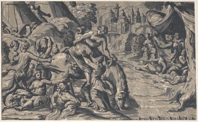 Die Flucht der Cloelia, 1540-50 von Niccolo Vicentino