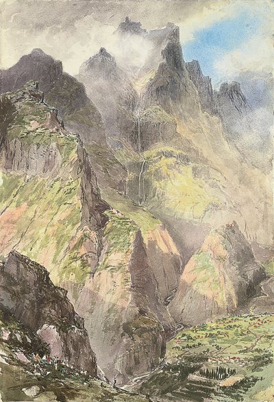 Das Grande Curral, Madeira von Nicholas Chevalier