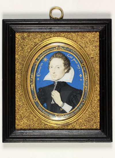 Ein Gentleman namens Henry Carey, 2. Earl of Monmouth von Nicholas Hilliard