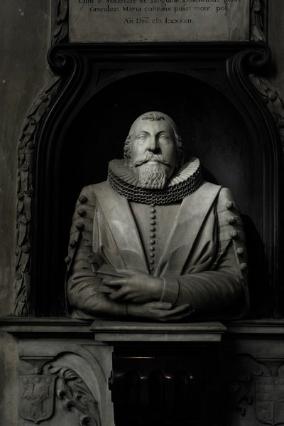Denkmal für Hugo Barker, 1632 von Nicholas Stone