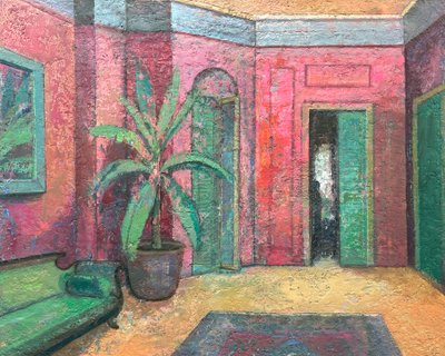 Rotes Interieur, 2022-23 von Nick Williams