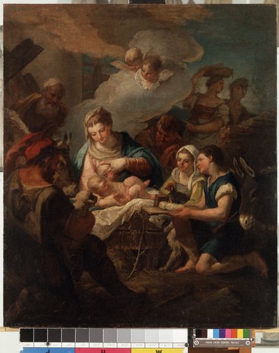 Anbetung des Christkindes von Nicolò Grassi