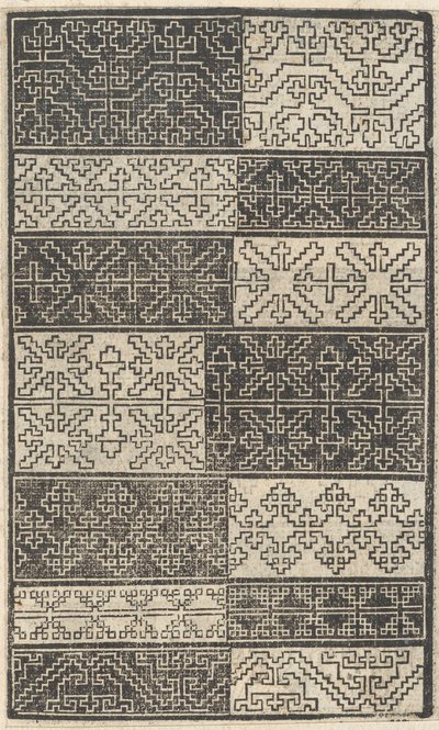 Esemplario di lavori, Seite 10 recto, August 1529 von Nicolò Zoppino