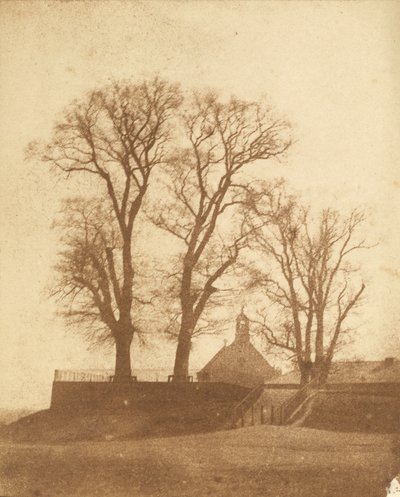 Forbury Hill, Reading, um 1845 von Nicolaas Henneman
