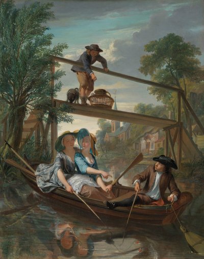 Die Angler von Nicolaas Verkolje