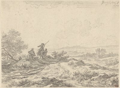 Dünenlandschaft mit Hirten von Nicolaes Berchem