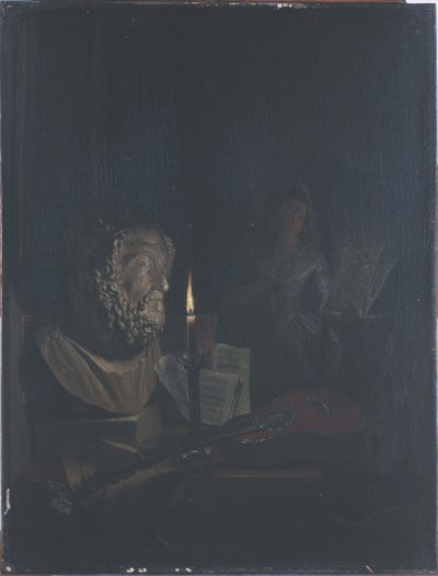 Allegorie der Musik und Poesie von Nicolaes Muys