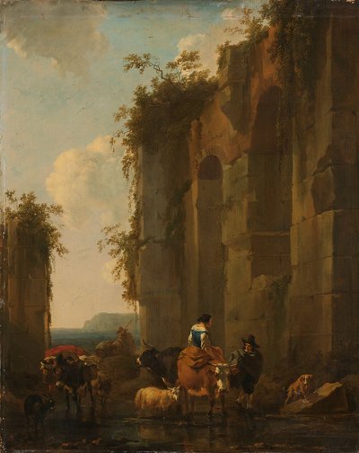 Ruinen in Italien von Nicolaes Pietersz Berchem
