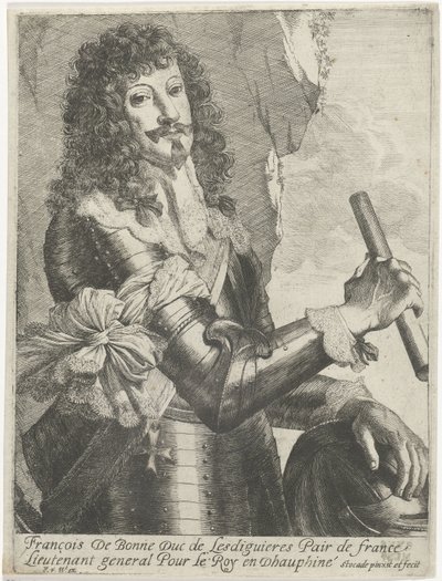 Porträt von François de Bonne-Lesdiguières-de Créquy von Nicolaes Van Helt Stockade