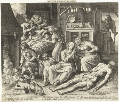 Ein Haus voller Trauer von Nicolaes de Bruyn