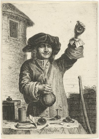 Quacksalber von Nicolaes van Haeften