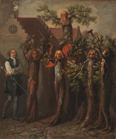 Der Triumph eines Potuan, dessen Reformvorschlag genehmigt wurde von Nicolai Abildgaard