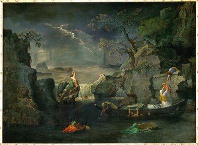 Der Winter oder die Sintflut von Nicolas (attr.to) Poussin
