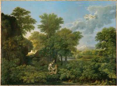 Der Frühling oder das irdische Paradies von Nicolas (attr.to) Poussin