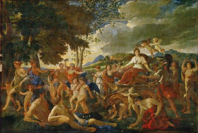 Der Triumph der Flora von Nicolas (attr.to) Poussin