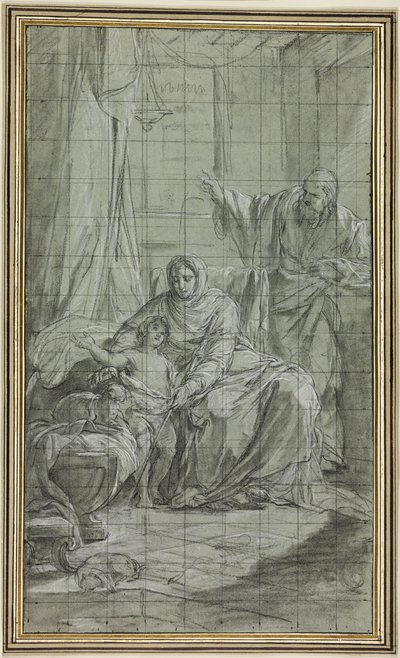 Die Familie des Heiligen Johannes des Täufers von Nicolas Bernard Lepicie