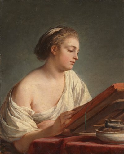 Lesende Frau, 1769 von Nicolas Bernard Lepicie