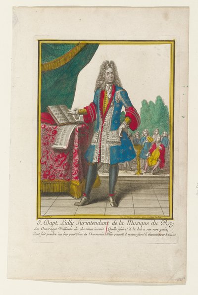 J. Baptiste Lully, Oberaufseher der Musik des Königs von Nicolas Bonnart
