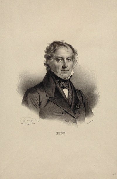 Porträt von Jean Baptiste Biot 1774-1862 von Nicolas Eustache Maurin