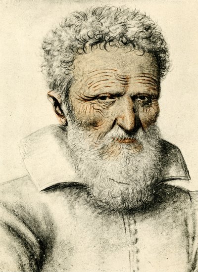 Porträt eines alten Mannes von Nicolas Lagneau or Lanneau