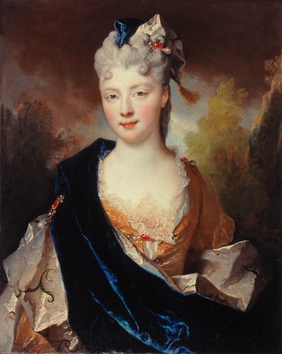 Porträt von Marie Anne de Bourbon-Condé, Herzogin von Vendôme von Nicolas Largillière de