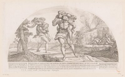 Amphinomus und Anapias von Nicolas Mignard