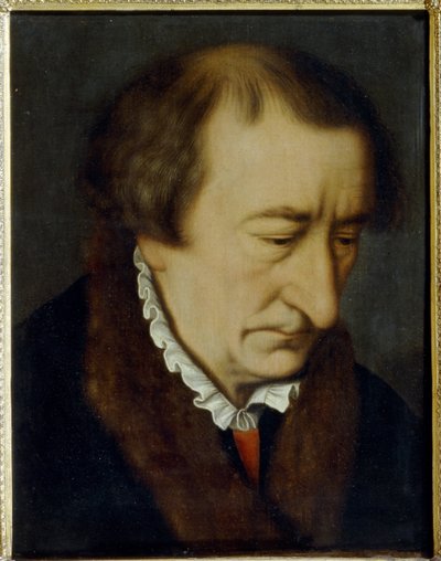 Porträt von Johann Neudorffer dem Älteren von Nicolas Neufchatel