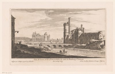 Ansicht des Louvre von Nicolas Perelle