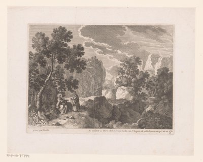 Versuchung Christi durch Satan von Nicolas Perelle