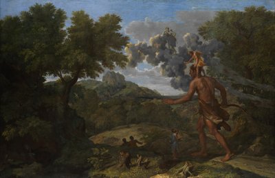 Blinder Orion auf der Suche nach der aufgehenden Sonne, 1658 von Nicolas Poussin