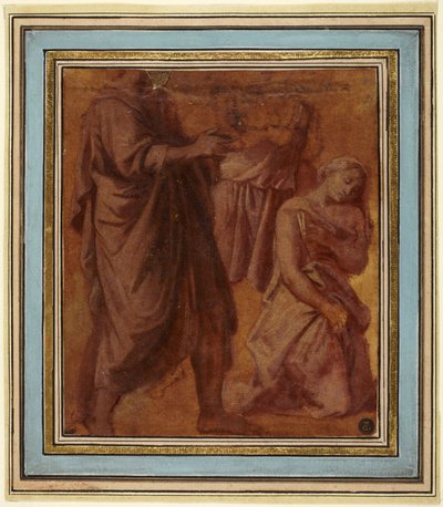 Christus und die Ehebrecherin von Nicolas Poussin