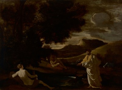 König Midas verwandelt einen Eichenzweig in Gold von Nicolas Poussin