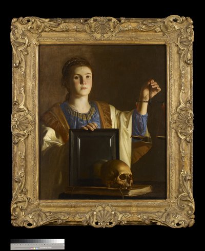 Wahrheit präsentiert einen Spiegel den Eitelkeiten der Welt, ca. 1630 von Nicolas Tournier