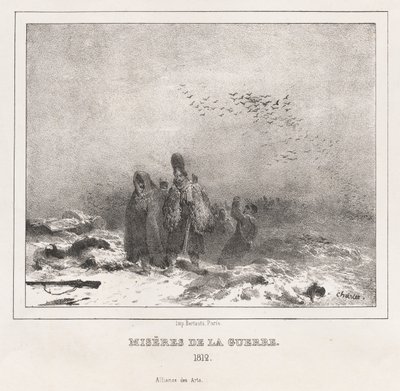 Moralisches und philosophisches Alphabet für kleine und große Kinder: Kriegsleiden (1812) von Nicolas Toussaint Charlet