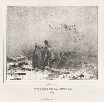 Moralisches und philosophisches Alphabet für den Gebrauch von kleinen und großen Kindern: Elend des Krieges 1812 von Nicolas Toussaint Charlet