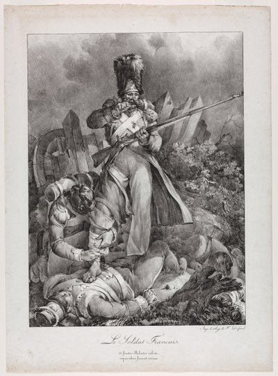 Der französische Soldat, 1818 von Nicolas Toussaint Charlet