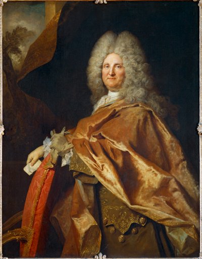 Porträt eines Mannes von Nicolas de (workshop) Largilliere
