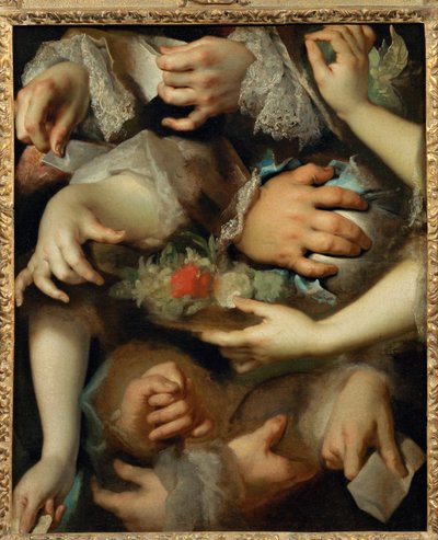 Studie von Händen um 1715 von Nicolas de (workshop) Largilliere