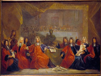 Le prévôt des marchands et les échevins de la ville de Paris von Nicolas de Largillière