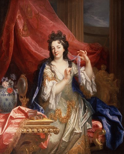 Porträt einer Frau, um 1696 von Nicolas de Largillière