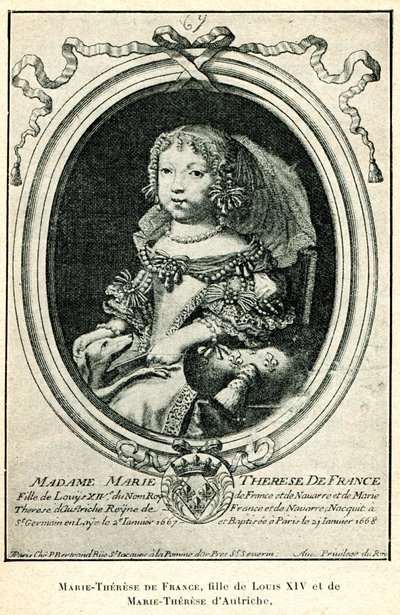 Cabanès, Erziehung der Prinzen007 Marie-Thérèse von Frankreich als Kind von Nicolas de Larmessin