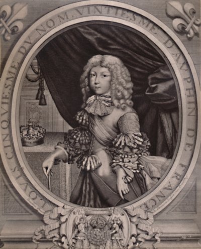 Ludwig von Frankreich, Grand Dauphin, als Kind, 17. Jahrhundert von Nicolas de Larmessin II