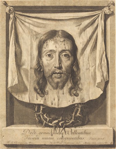 Das Schweißtuch der Veronika von Nicolas de Plattemontagne after Philippe